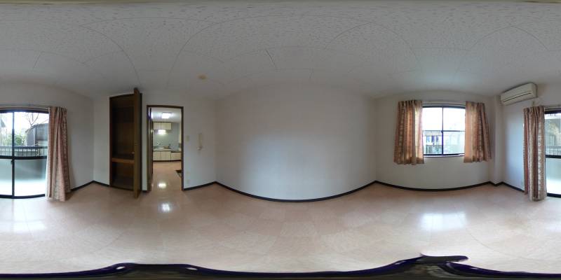 パノラマ画像洋室