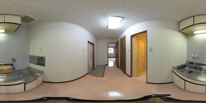 パノラマ画像キッチン