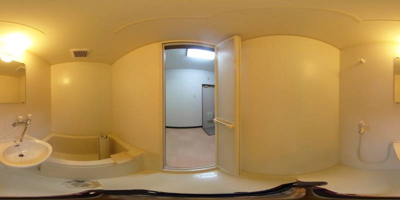 パノラマ画像バスルーム