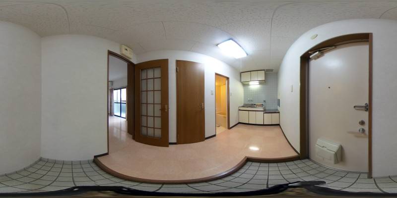 パノラマ画像玄関