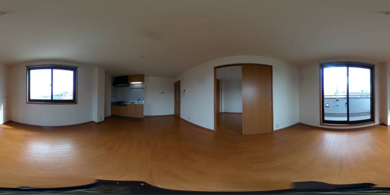 パノラマ画像リビング