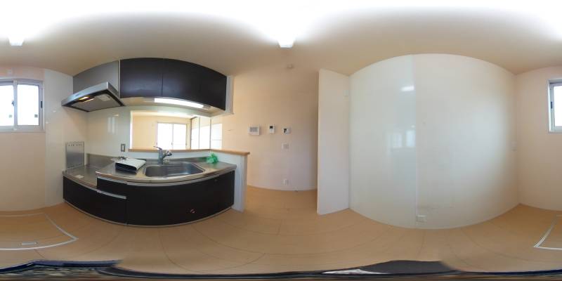 パノラマ画像キッチン