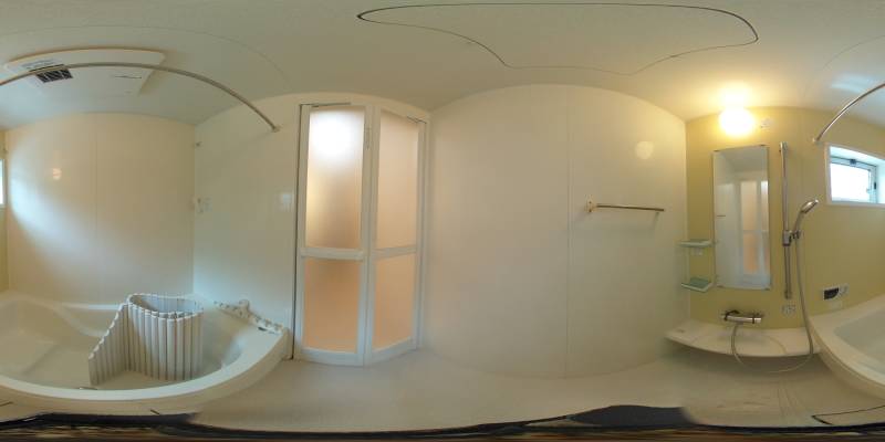 パノラマ画像バスルーム