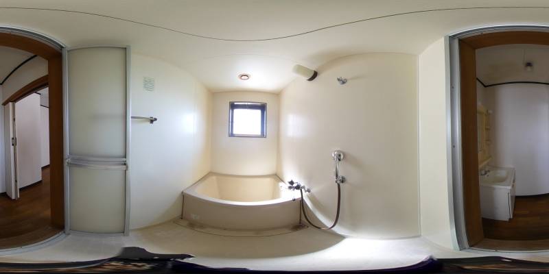 パノラマ画像バスルーム