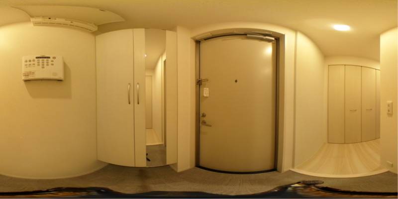 パノラマ画像玄関