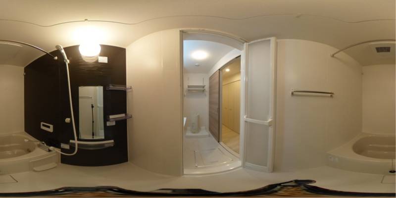 パノラマ画像バスルーム