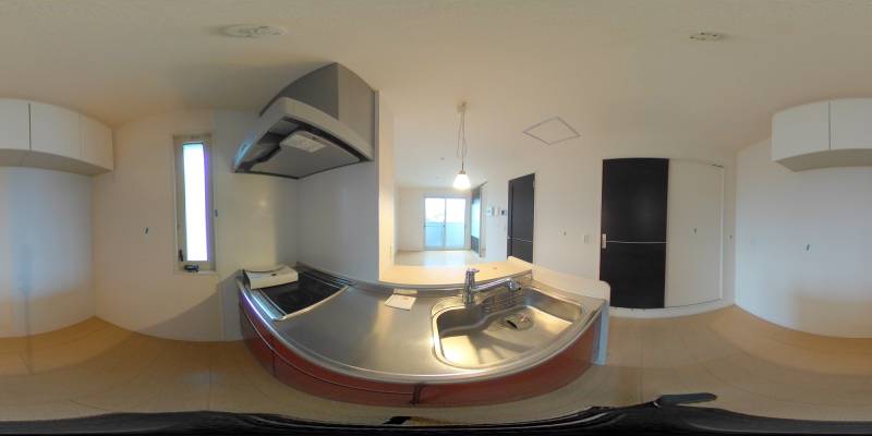 パノラマ画像キッチン