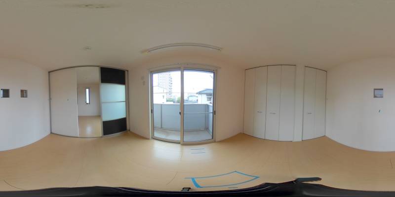 パノラマ画像洋室