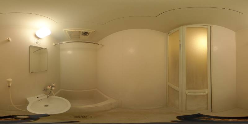 パノラマ画像バスルーム