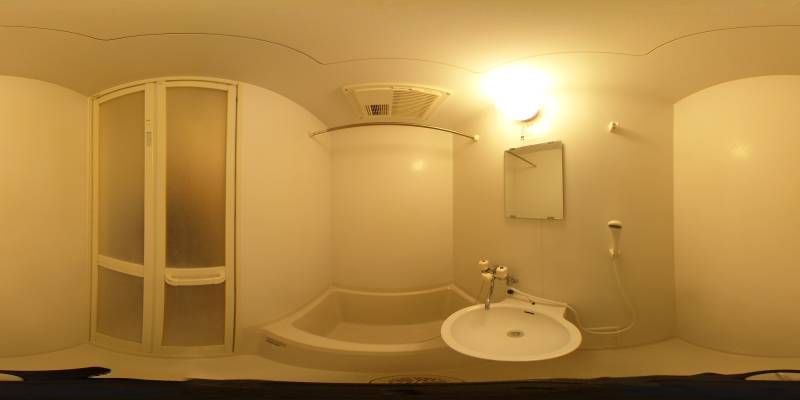 パノラマ画像バスルーム