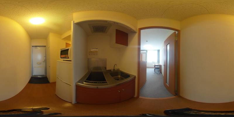 パノラマ画像キッチン