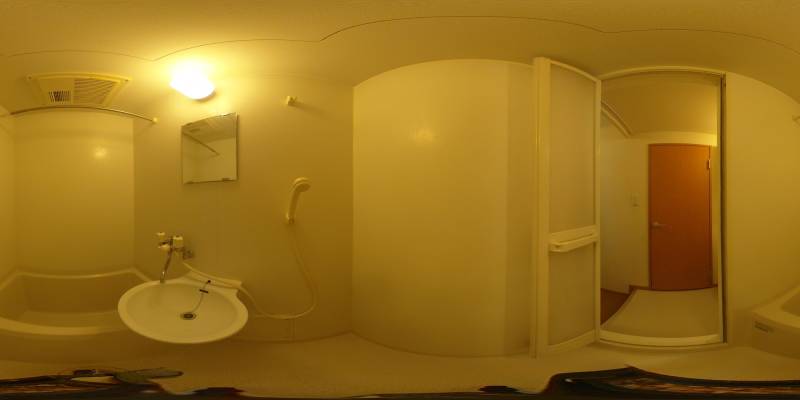 パノラマ画像バスルーム