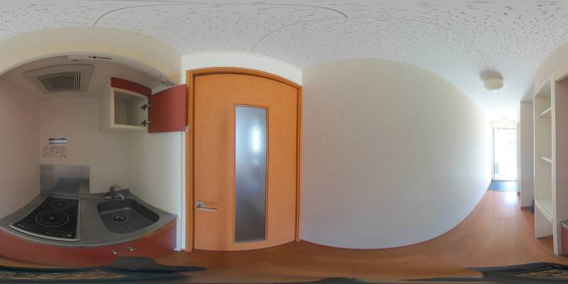 パノラマ画像キッチン