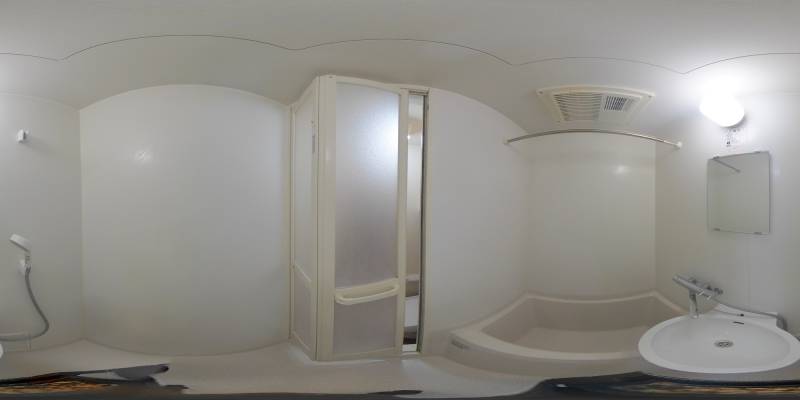 パノラマ画像バスルーム