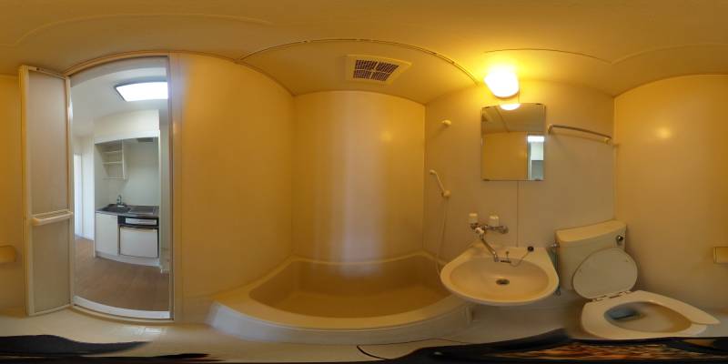 パノラマ画像バスルーム