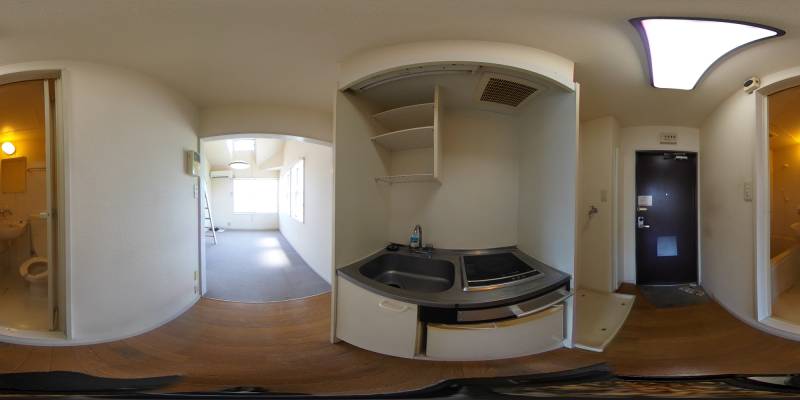 パノラマ画像キッチン