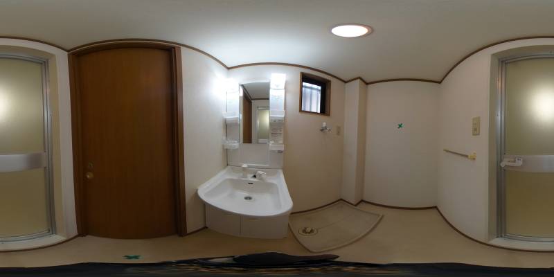 パノラマ画像洗面所