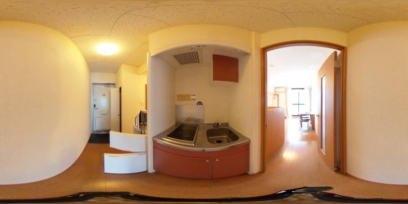 パノラマ画像キッチン