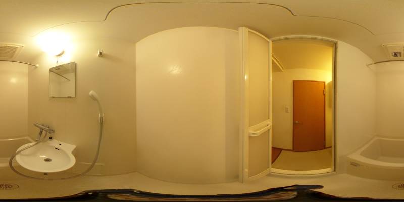 パノラマ画像バスルーム