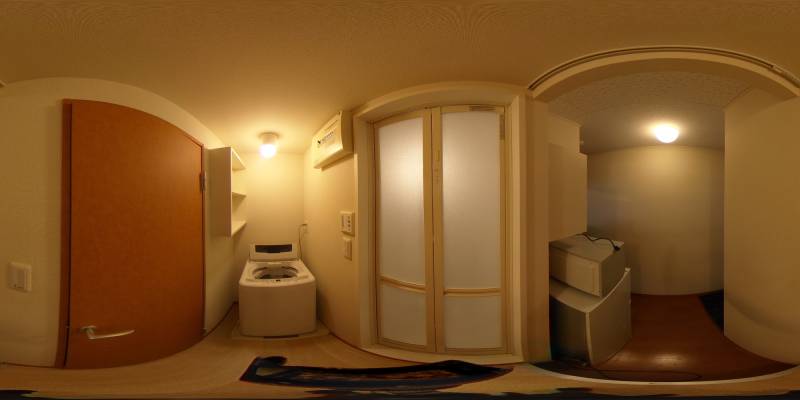 パノラマ画像洗面所