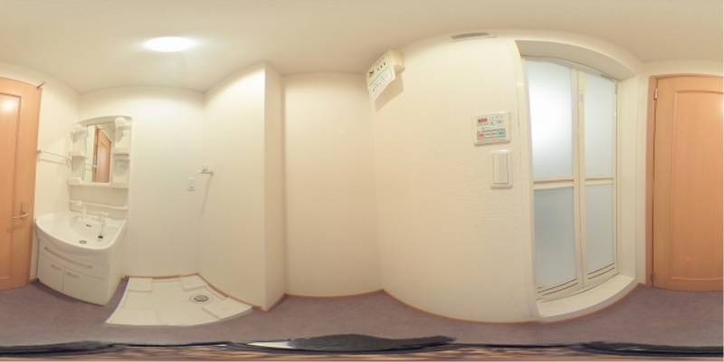 パノラマ画像洗面所