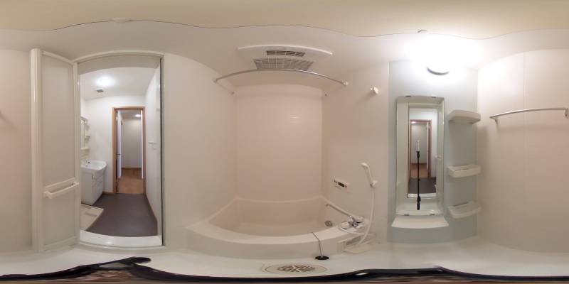 パノラマ画像バスルーム