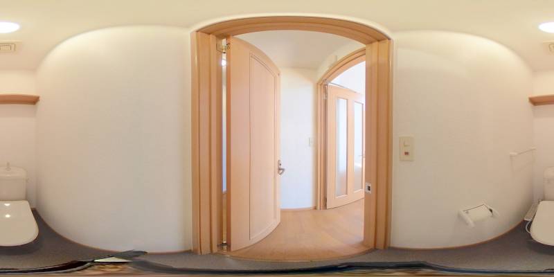 パノラマ画像トイレ