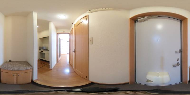 パノラマ画像玄関