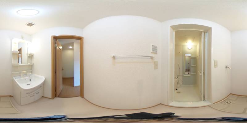 パノラマ画像洗面所