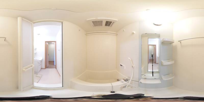 パノラマ画像バスルーム