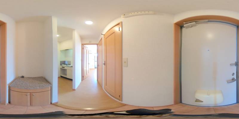 パノラマ画像玄関