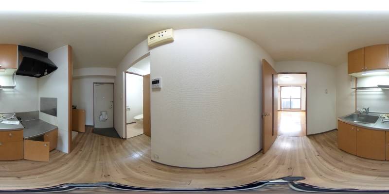 パノラマ画像キッチン