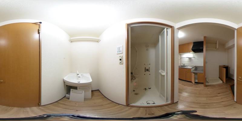 パノラマ画像洗面所