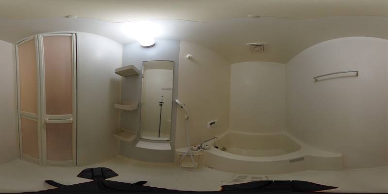 パノラマ画像バスルーム