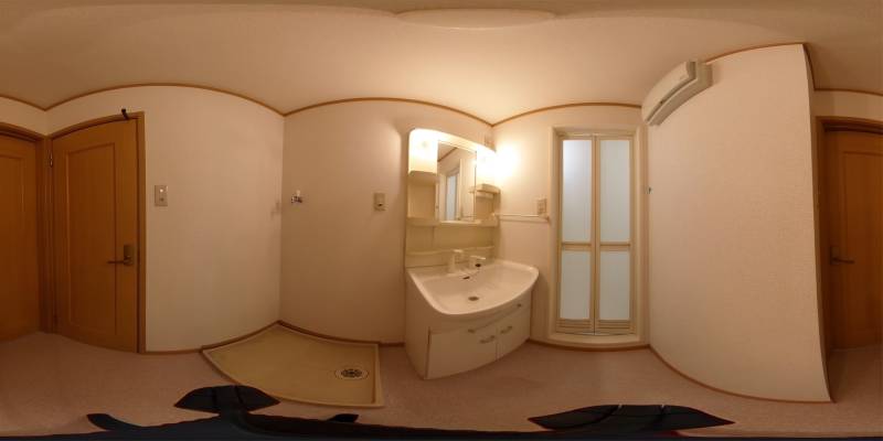 パノラマ画像洗面所