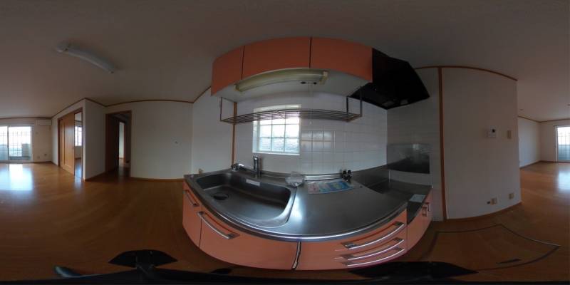 パノラマ画像キッチン