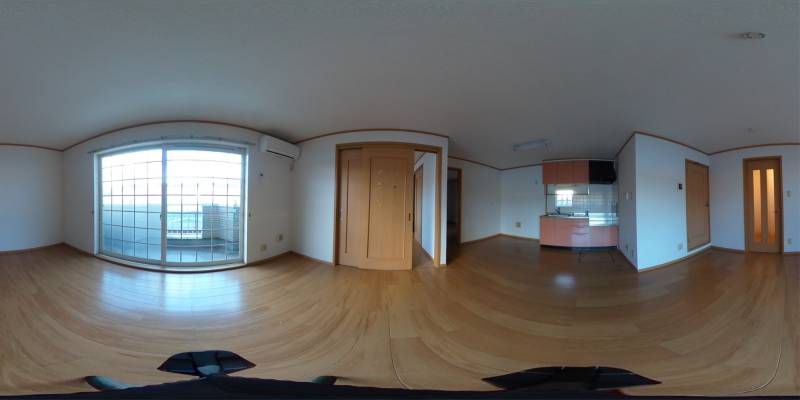 パノラマ画像洋室