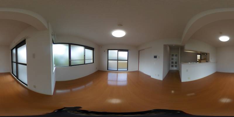 パノラマ画像リビング