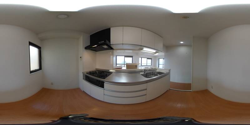 パノラマ画像キッチン