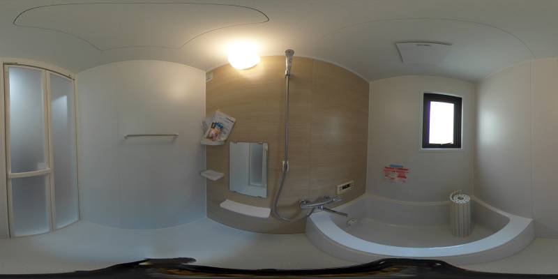 パノラマ画像バスルーム