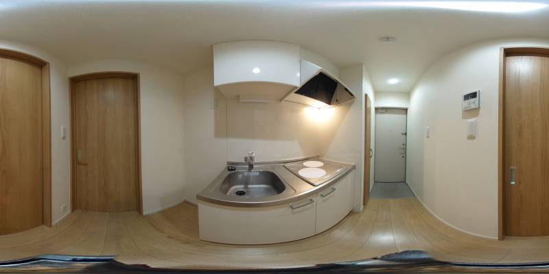 パノラマ画像キッチン