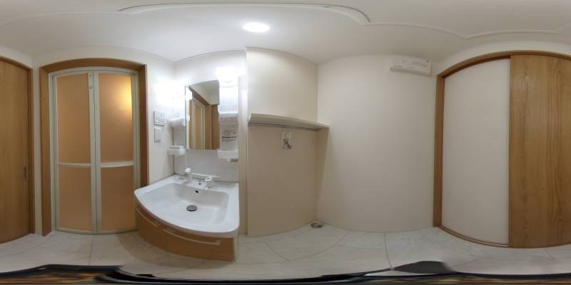 パノラマ画像洗面所