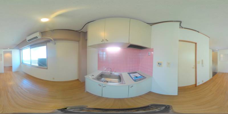 パノラマ画像キッチン