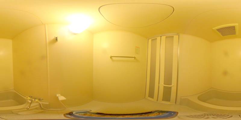 パノラマ画像バスルーム