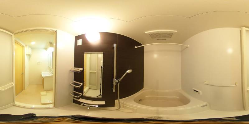 パノラマ画像バスルーム