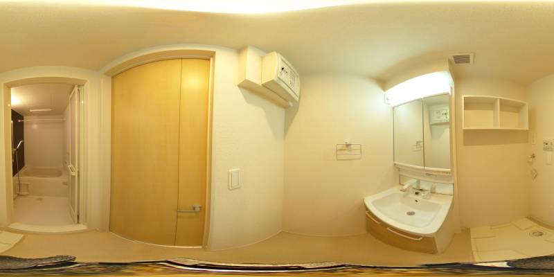 パノラマ画像洗面所