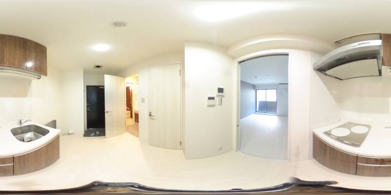 パノラマ画像キッチン