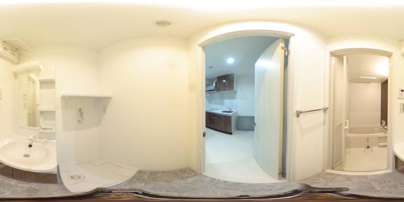 パノラマ画像洗面所