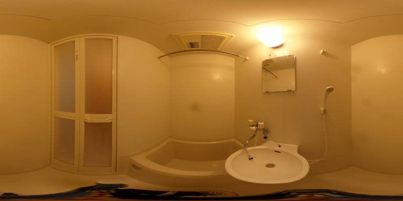 パノラマ画像バスルーム