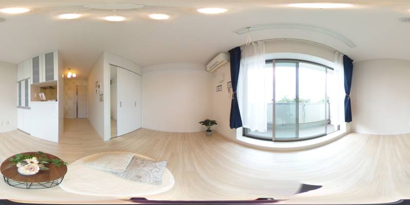 パノラマ画像リビング